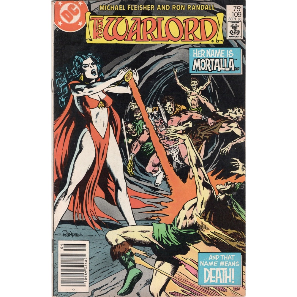 DC Comics The Warlord #109 Sept 1986 Mortalla Michael Fleisher Ron Randall Fine